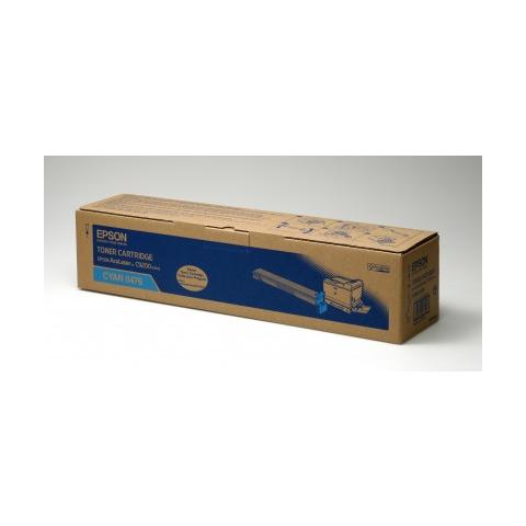 C13S050476 Toner Originale Ciano per Epson Aculaser C9200 / C9200D3TNC Capacità 14000 Pagine - Foto 1