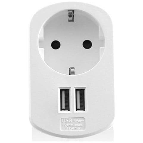 EW1211, Interno, Smartphone, Tablet, AC, Bianco, Over current, Sovraccarico, Cortocircuito, 100 - 240 - Foto 2
