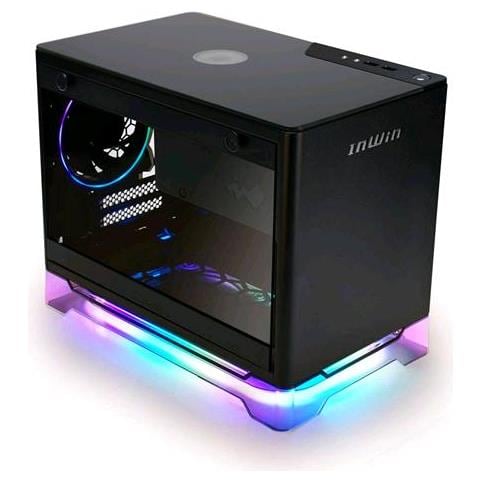 A1 Plus Cube Case Vetro Temperato Mini Itx 650w Nero - Foto 3