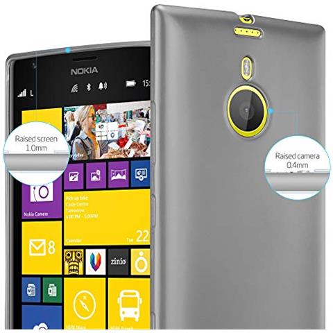 Custodia Compatibile Con Nokia Lumia 1520 In Grigio Metallico - Coperchio Protettivo In Silicone Tpu Flessibile - Foto 2