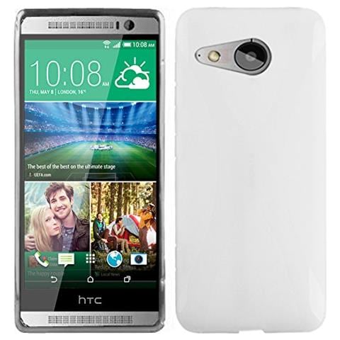 Custodia Compatibile Con Htc One M8 Mini (2.gen.) In Magnesio Bianco - Coperchio Protettivo In Silicone Tpu Flessibile - Foto 1
