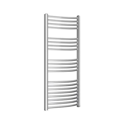 Scaldasalviette Radiatore Termoarredo 120x60 Cm (int.55) Cromato Da Bagno A Tubi Tondi Curvo Trento - Foto 2