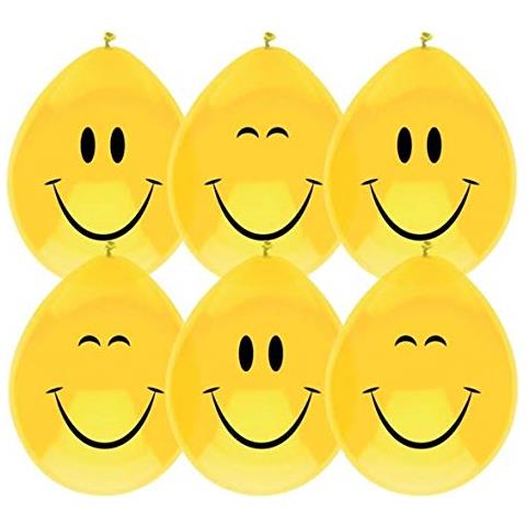 Palloncini Emoji Smiley, Divertenti Di Palloncino Feste Decorazione Da Appendere - Foto 1
