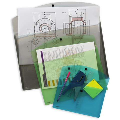 Cartella Polipropilene Blu A4 - Foto 1