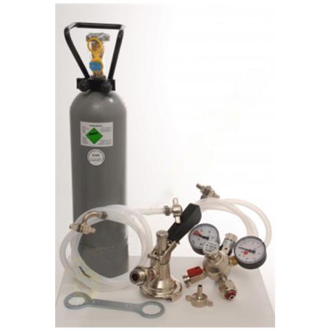 Pacchetto Accessori 4 Da 2.0 Kg Di Co2 Per 2 Spillatore Birran Conduttivi Con 1 * Raccordo Piatto E 1 * Adattatore Da 5 L - Foto 1