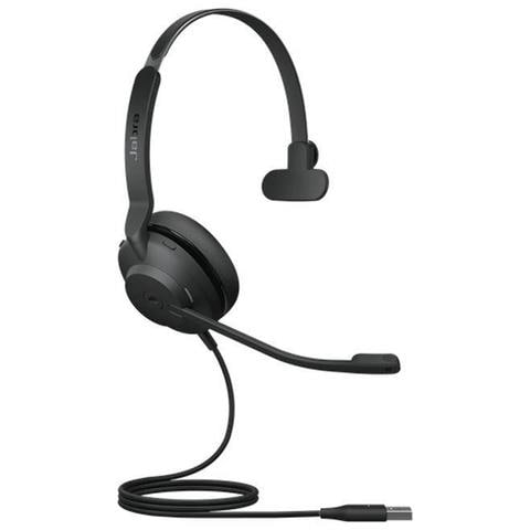 Cuffie Mono Evolve2 30 Ms con USB-A e Microfono Integrato Nero - Foto 1