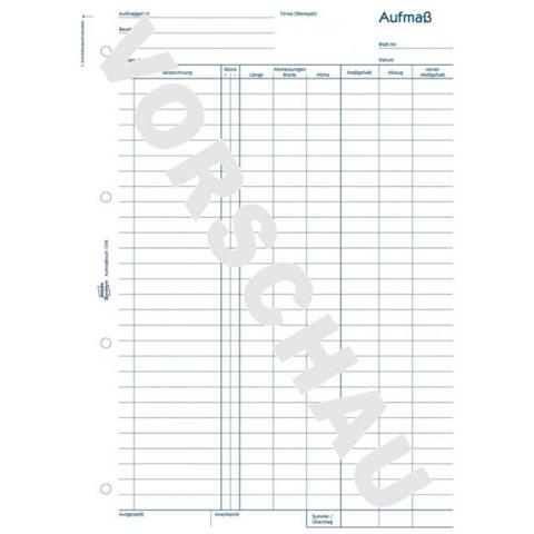 Zweckform Formularbuch ""aufma"", A4, 100 Blatt - Fr Den Markt: D - L - A - Ch (1318)  - Foto 2