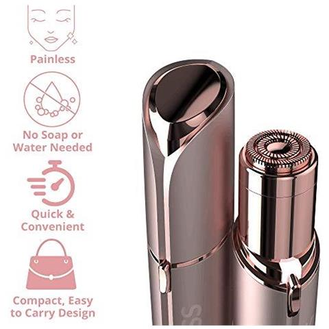 Next Generation Rimozione Dei Capelli Facciali - Ricaricabili 2 Teste Di X Sostituzione Gratuita Blush - Foto 4