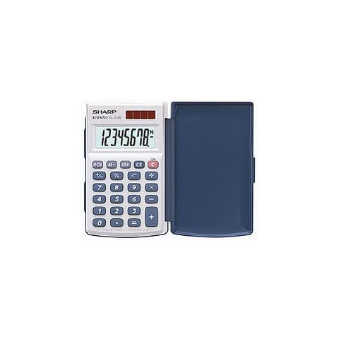 Calculator EL-243S, tasca, Basico, Argento, LR-1130 x 1, 51g, 64 x 105 x 11 mm - Foto 1