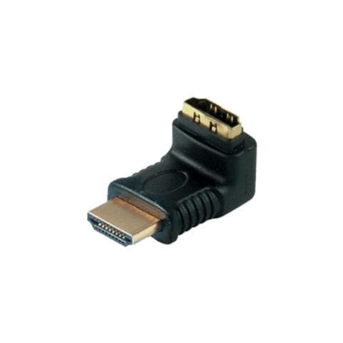BS77407-1, HDMI, HDMI, Maschio / femmina, Nero, Oro, Sacchetto di politene - Foto 1