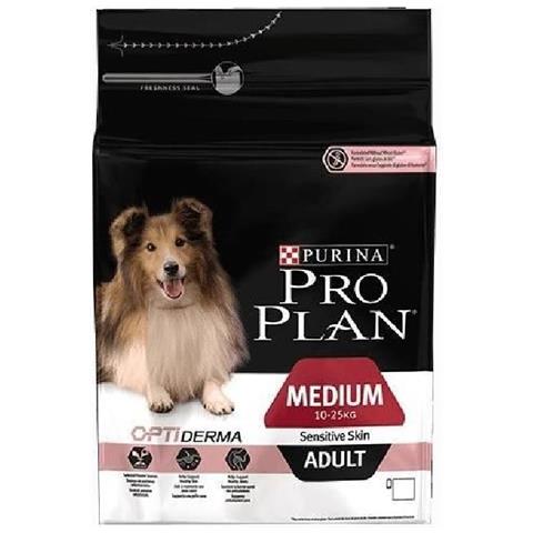 Cibo per Cani Pro Plan Medium Adult Sensitive Skin Optiderma 3 Kg - Foto 1