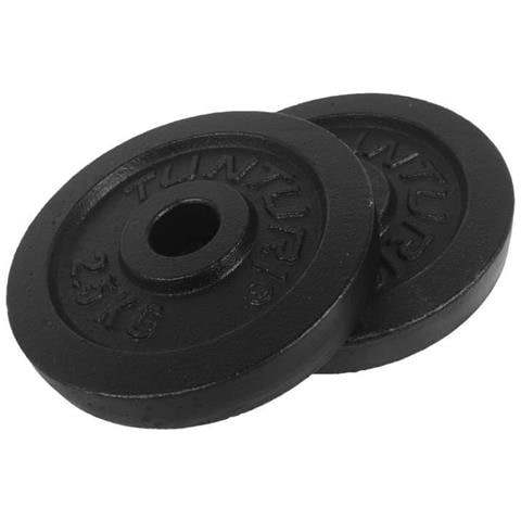 Disco Per Sollevamento Pesi 2,50 Kg Nero, Coppia - Foto 1