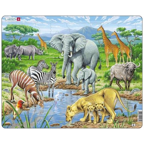 Puzzle Maxi Afrikaanse Savanne65 Pezzi - Foto 1