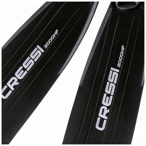 Cressi Pinne Gara 2000 Hf 44/45 Hard Nero - Foto 2