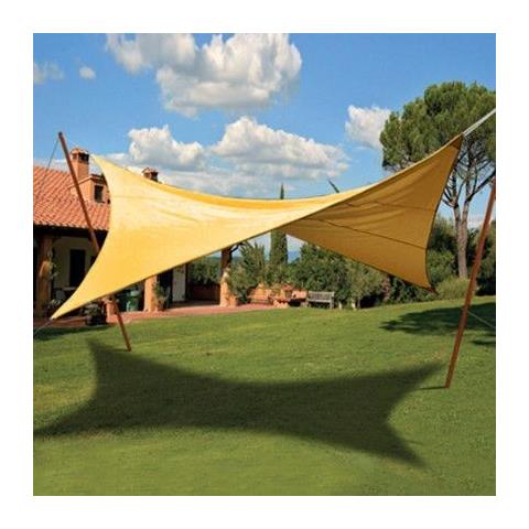 Tenda Vela Ombreggiante In Polietilene Quadrata Ecru 360x360 Cm - Foto 1