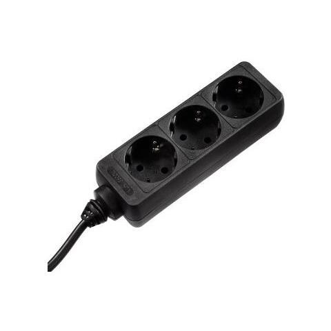 0003039 Protezione Da Sovraccarico 3 Presa (e) Ac 230 V 1,4 M Nero - Foto 1
