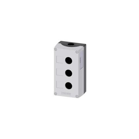 Leergehuse 3 Einbaustellen (l X B X H) 154 X 85 X 64 Mm Unbeschriftet Grau Sirius Act 3su1803-0aa00-0ab1 1 St. (3su1803-0aa00-0ab1) - Foto 1
