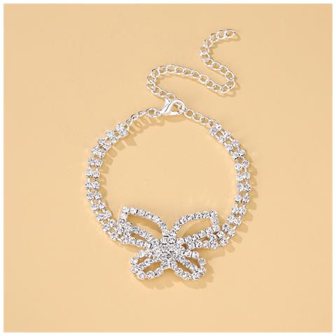Cavigliera Con Motivo A Farfalla Bohémien Silver - Foto 6