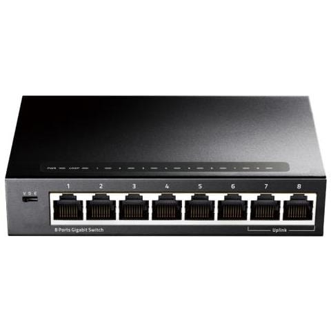 Gs108 Switch Di Rete Gigabit Ethernet (10/100/1000) Nero - Foto 1
