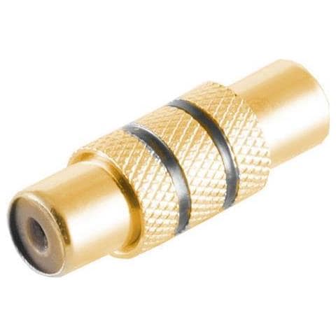 Adattatore -basic-s Accoppiamento Rca A Accoppiamento Rca Metallo Contatti Placcati Oro Nero (bs57040-mgs) - Foto 2