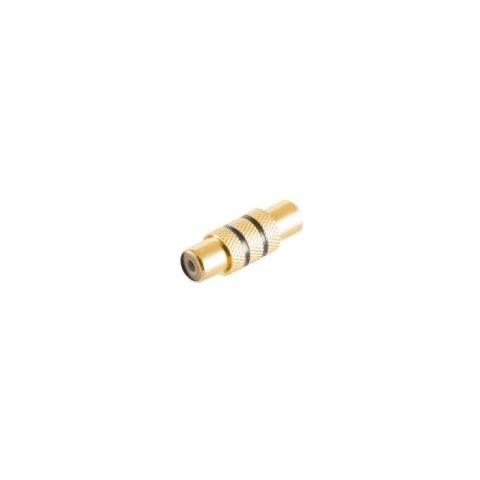Adattatore -basic-s Accoppiamento Rca A Accoppiamento Rca Metallo Contatti Placcati Oro Nero (bs57040-mgs) - Foto 1