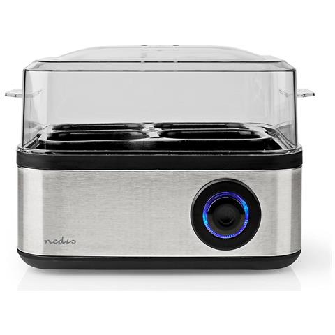 KAEB130EAL Pentolino per uova 8 uovo /uova 500 W Alluminio, Nero - Foto 1