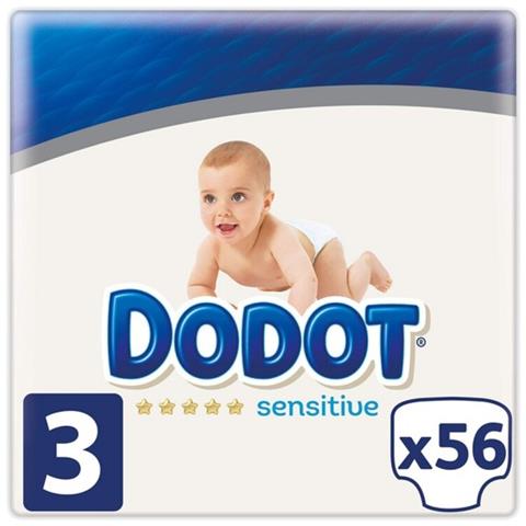 Pannolini Usa E Getta Sensitive Taglia 3 (56 Uds) - Foto 1