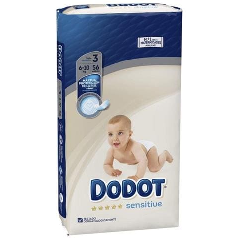 Pannolini Usa E Getta Sensitive Taglia 3 (56 Uds) - Foto 2