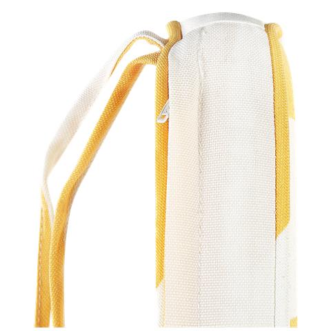 Set Di 2 Cuscini Sedie Da Giardino Giallo E Bianco 37 X 34 Cm Terni - Foto 7
