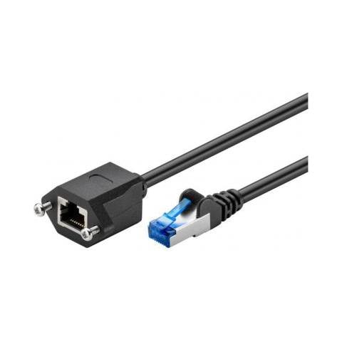 Sftp6a03ext Cavo Di Rete Nero 3 M Cat6a S /ftp (s-stp) - Foto 1