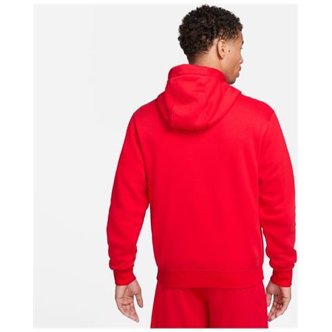 Felpa Con Cappuccio Cw6894-657 Uomo Taglia S Colore Rosso - Foto 2