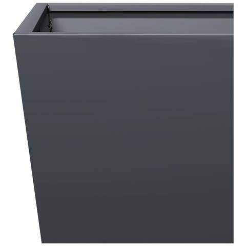 Fioriere da Giardino 2 pz Antracite 40x40x40 cm in Acciaio - Foto 10