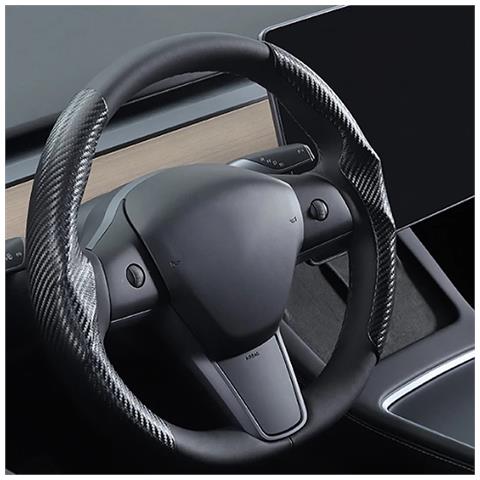 Coprivolante In Fibra Di Carbonio Per Tesla Model 3/y - 38 Cm - Foto 1