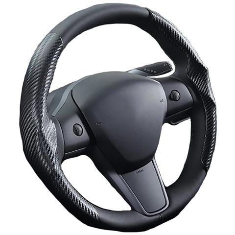 Coprivolante In Fibra Di Carbonio Per Tesla Model 3/y - 38 Cm - Foto 2