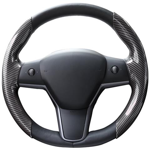 Coprivolante In Fibra Di Carbonio Per Tesla Model 3/y - 38 Cm - Foto 3