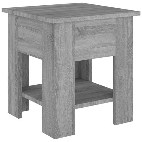 Lusso Casadino - Tavolino Da Salotto Grigio Sonoma 40x40x42 Cm Legno Multistrato - Foto 1
