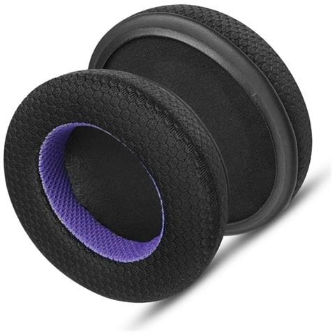 Cuscinetti Auricolari Di Ricambio Per Cuffie Razer Kraken X - Nero/viola - Foto 1