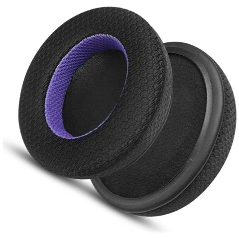 Cuscinetti Auricolari Di Ricambio Per Cuffie Razer Kraken X - Nero/viola - Foto 3