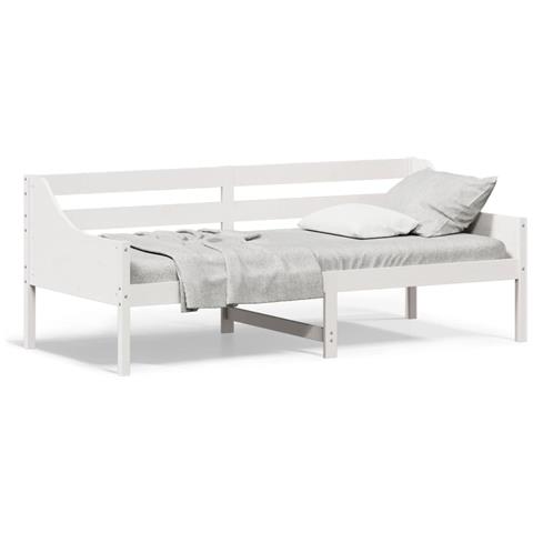 Lusso Casadino - Dormeuse Senza Materasso Bianca 80x200 Cm Legno Massello Pino - Foto 1