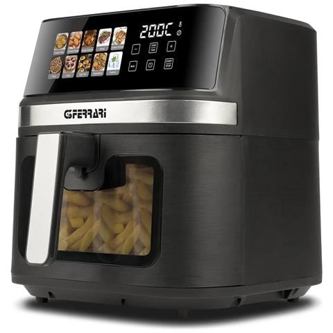 Friggitrice ad Aria Calda Friggisano 8L Potenza 1700 W Capacità 8 L Colore Nero - Foto 1