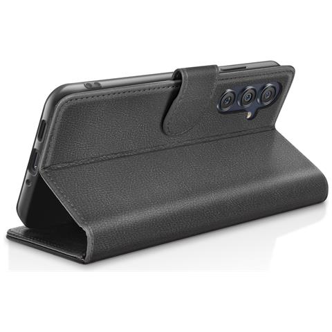 Custodia A Portafoglio Per Galaxy M55 Con Funzione Di Supporto E Linguetta Magnetica, Nero - Foto 2