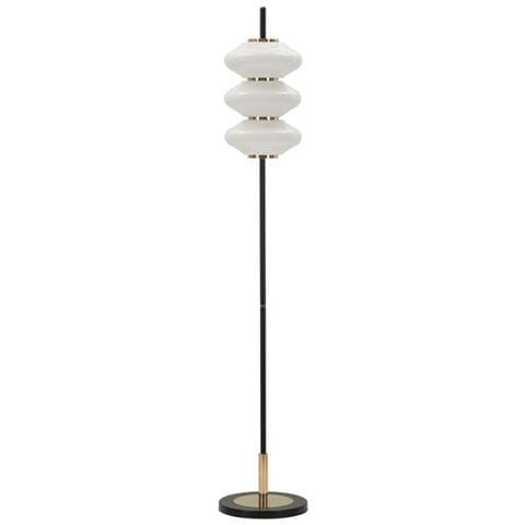 Lampada Da Terra Mf920 - Bianco - Vetro - 30x30x168 Cm - Foto 1