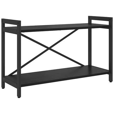 Libreria Rovere nero 80 x 30 x 48.5 cm Legno multistrato - Foto 1