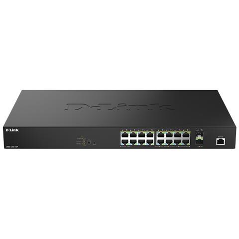 DMS-1250-18P /E switch di rete Gestito L2 2.5G Ethernet (100/1000/2500) Supporto Power over Ethernet (PoE) Nero - Foto 1