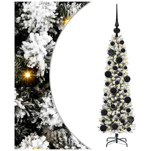 Albero di Natale artificiale con 150 LED Bianco 120 cm - Foto 1