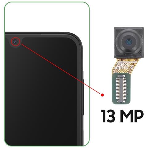 Fotocamera Frontale Da 13mp Galaxy A26 5g Obiettivo Selfie Originale, Nero - Foto 4