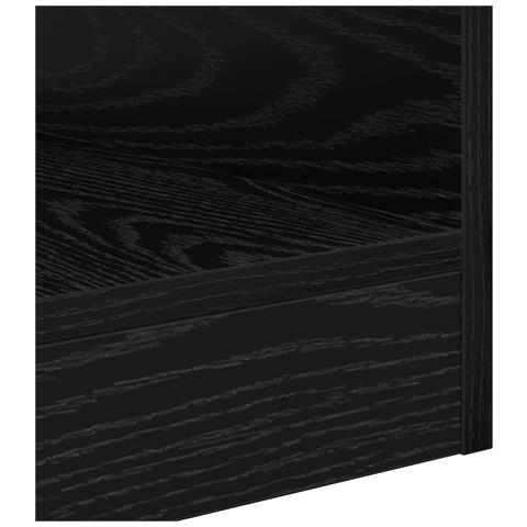 Tavolino Rovere Nero 40,5 x 40 x 45 cm Legno multistrato - Foto 9