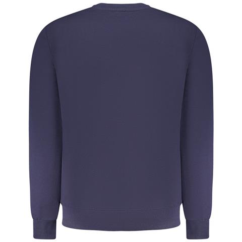 FELPA DA UOMO CON CERNIERA BLU - Colore: Blu, Taglia: 3XL - Foto 2