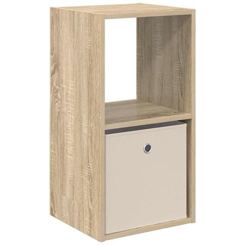 Comodino Rovere Sonoma 35 x 32 x 68,5 cm Legno multistrato - Foto 1