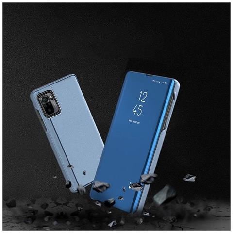 Clear View Case Blu Poco M4 Pro 5g Cover Flip - Foto 2